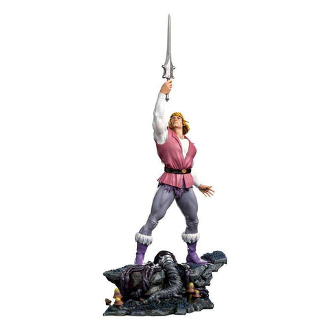 Masters of the Universe Art Scale Statue 1/10 Prince Adam 38 cm - Smalltinytoystore