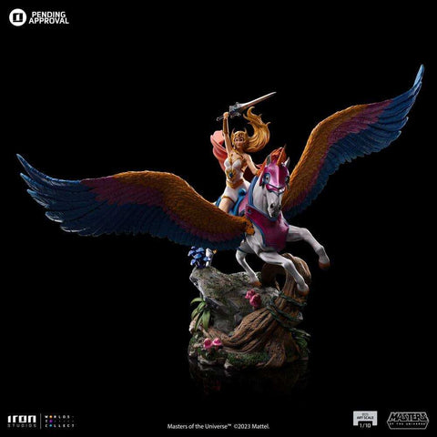 Masters of the Universe BDS Art Scale Statue 1/10 She-Ra and Swiftwind 42 cm - Smalltinytoystore