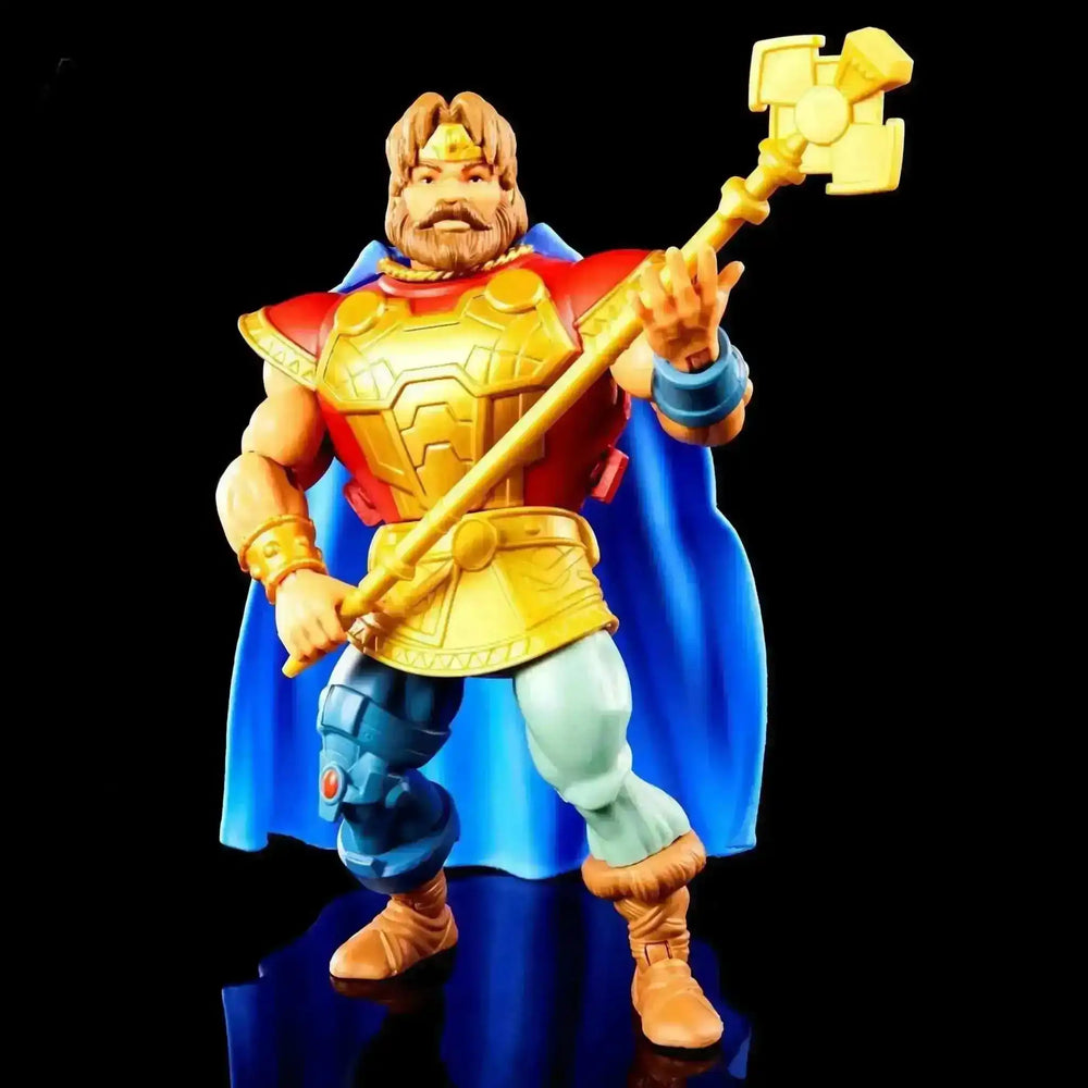 Masters of the Universe King Randor Origins Actionfigur mit blauem Umhang von Smalltinytoystore