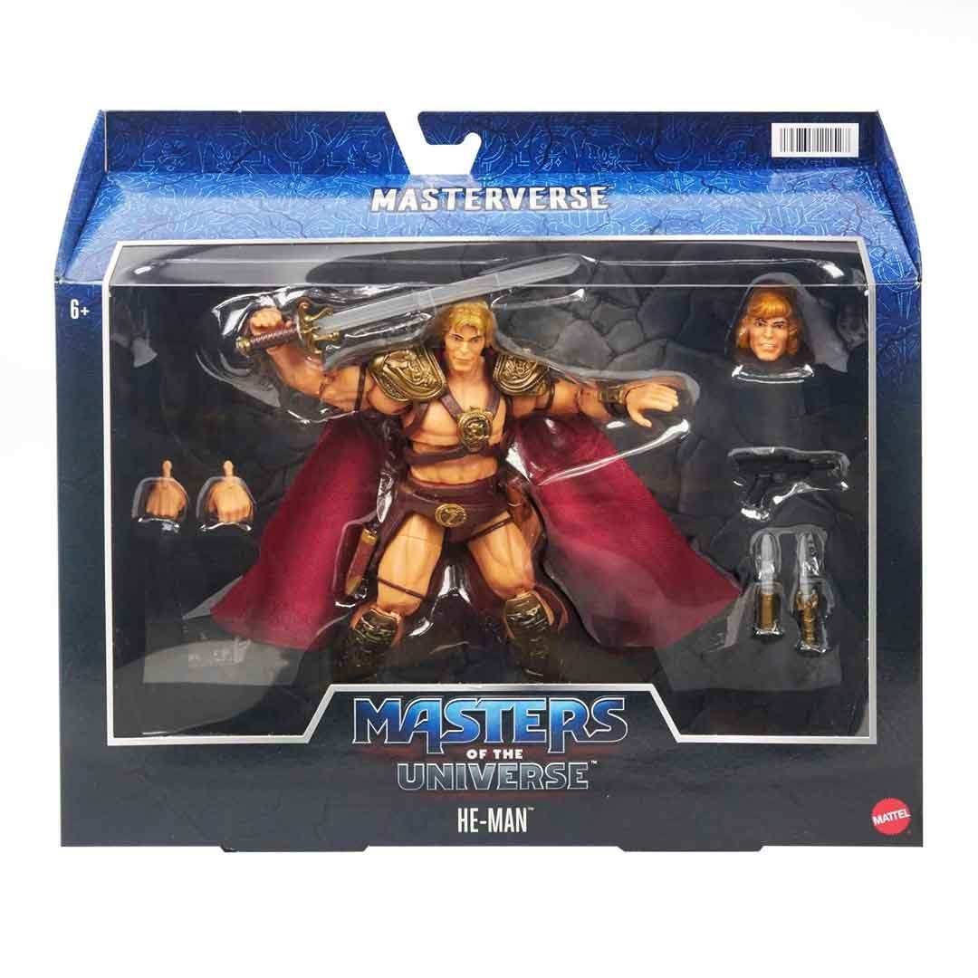 Masters of the Universe Masterverse He-Man Actionfigur in Box mit Zubehör, Smalltinytoystore
