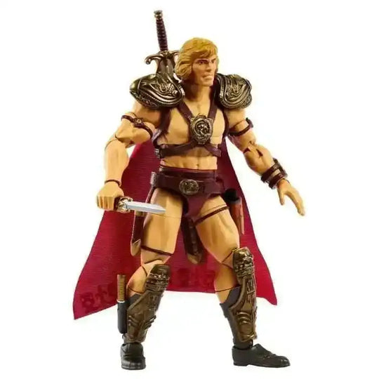Masters of the Universe Masterverse He-Man Actionfigur mit Schwert und rotem Umhang