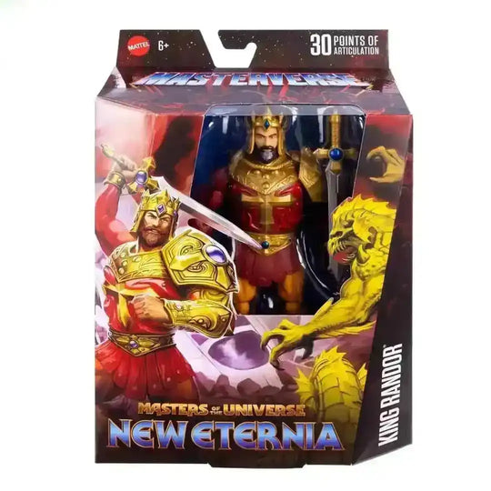 Masters of the Universe Masterverse New Eternia King Randor 2025 EU CARD - Smalltinytoystore