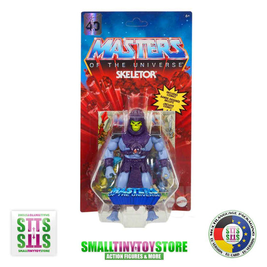 Masters of the Universe Origins 200X Skeletor EU Card - Smalltinytoystore