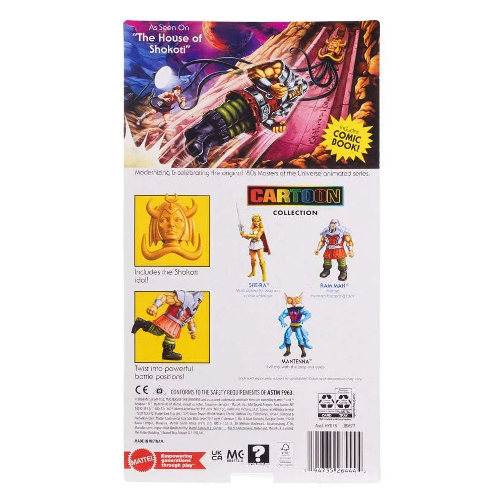 Masters of the Universe Origins Cartoon Ram Man 2025 US CARD - Smalltinytoystore