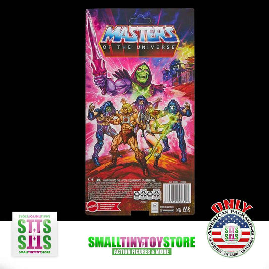 Masters of the Universe Origins Man-E-Faces (Mini Comic) US CARD - Smalltinytoystore