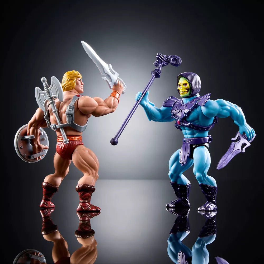 Masters of the Universe Origins Retro Punching He-Man and Skeletor 80th Anniversary - Smalltinytoystore