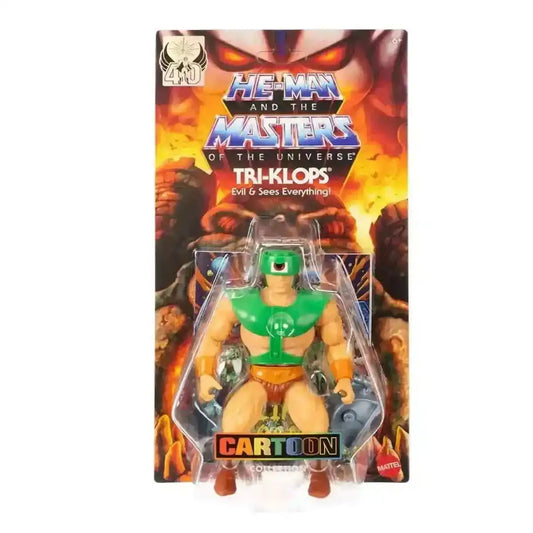 Masters of the Universe Origins Tri-Klops 2025 US CARD - Smalltinytoystore