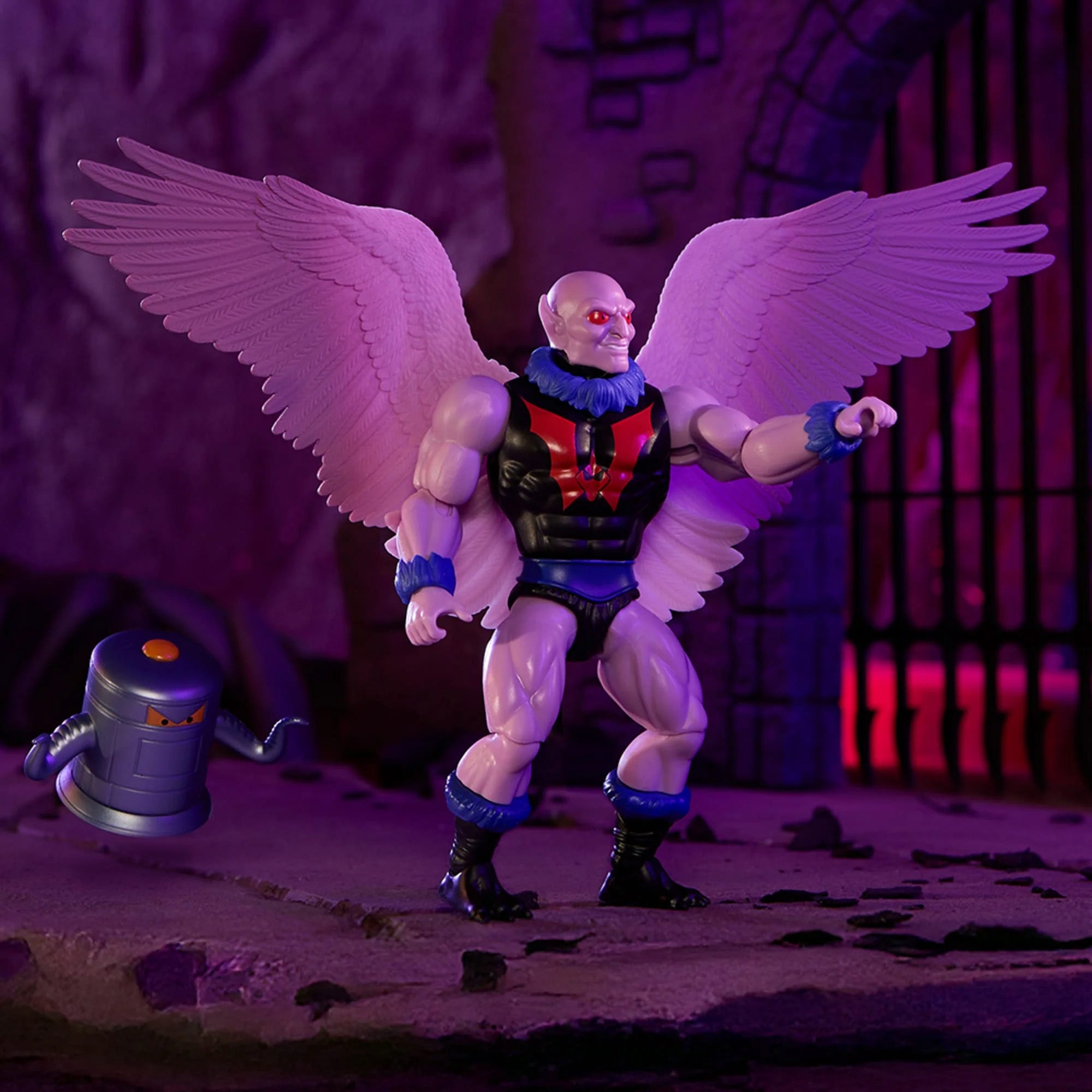 Masters of the Universe Origins Vultak Mattel Creations US CARD - Smalltinytoystore