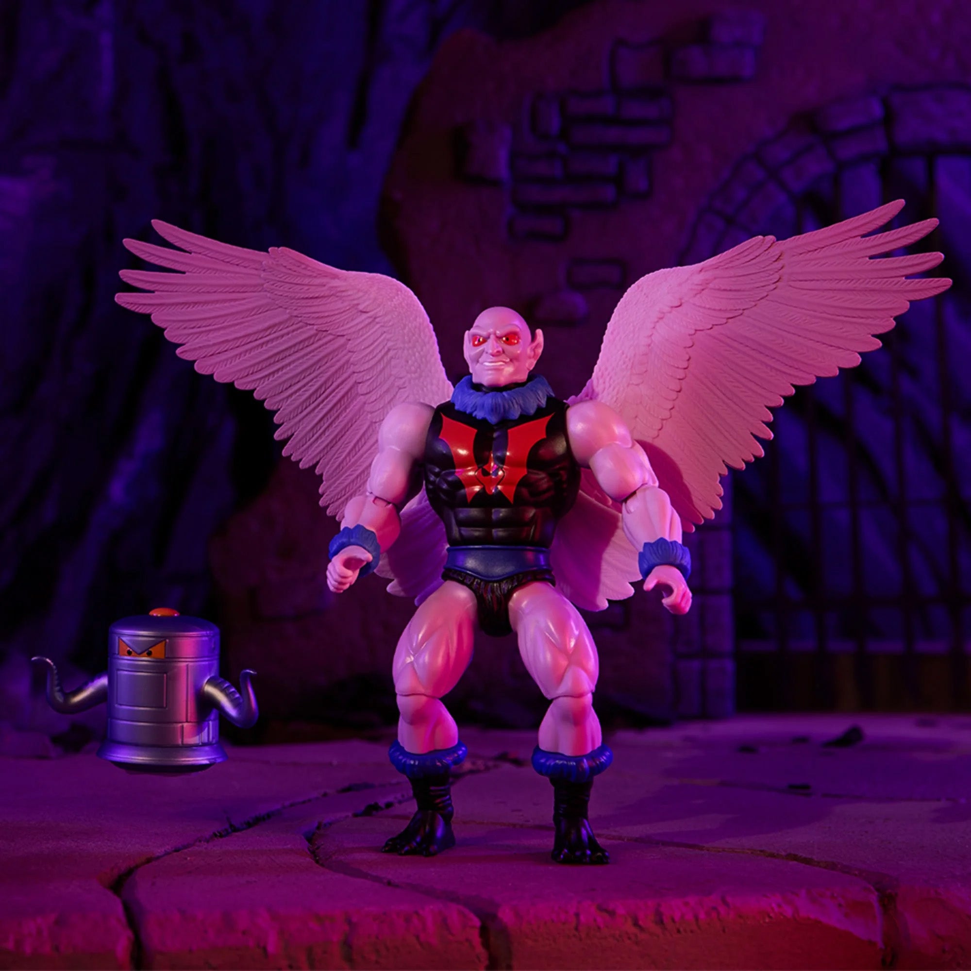 Masters of the Universe Origins Vultak Mattel Creations US CARD - Smalltinytoystore