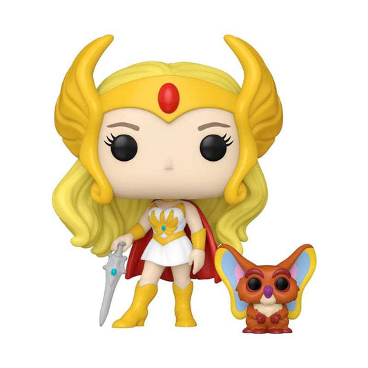 Masters of the Universe POP! & Buddy Vinyl Figur She-Ra w/Kowl 9 cm - Smalltinytoystore