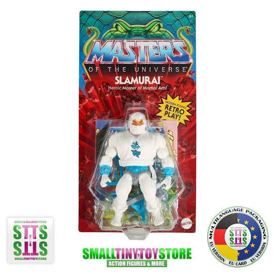 Masters of the Universe Slamurai Origins EU CARD - Smalltinytoystore