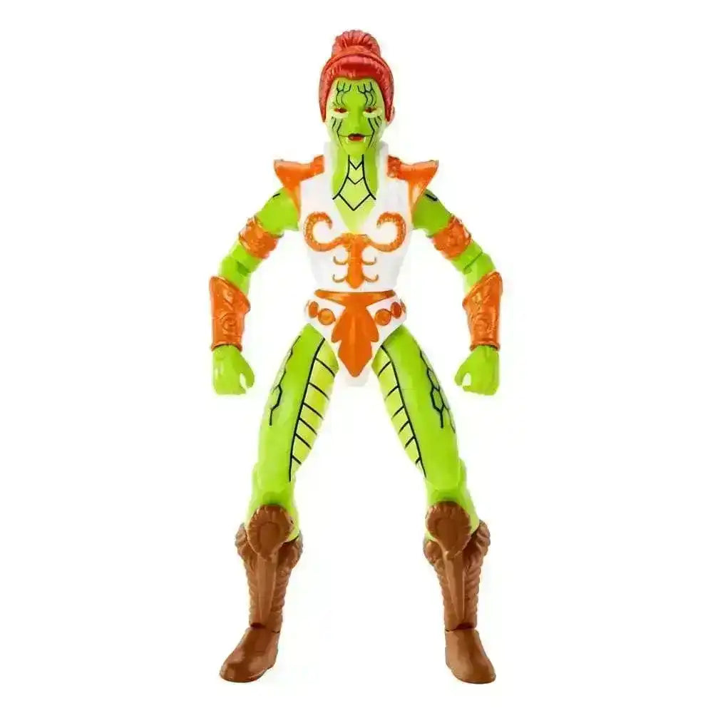 Masters of the Universe Origins Snake Teela Actionfigur, grün-orange, Smalltinytoystore