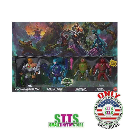 Masters of the Universe Specialty Snake Men Exclusive Four-Pack US CARD Origins - Smalltinytoystore