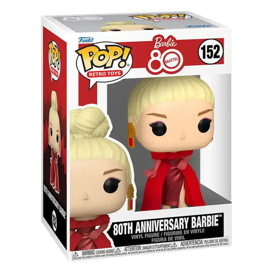 Mattel 80th Anniversary POP! Retro Toys Vinyl Figur Barbie 9 cm - Smalltinytoystore
