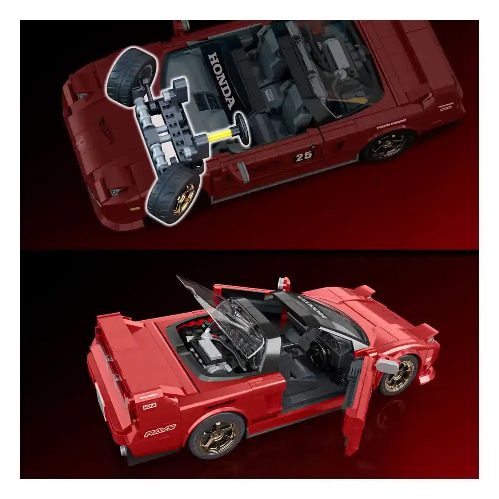 Mattel Brick Shop Hot Wheels Elite Series Bauset 1/16 '90 Acura NSX - Smalltinytoystore