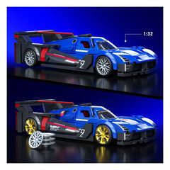 Mattel Brick Shop Hot Wheels Speed Series Bauset 1/32 Cadillac Project GTP Hypercar - Smalltinytoystore