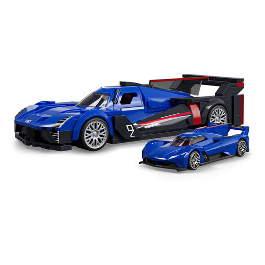 Mattel Brick Shop Hot Wheels Speed Series Bauset 1/32 Cadillac Project GTP Hypercar - Smalltinytoystore