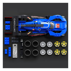 Mattel Brick Shop Hot Wheels Speed Series Bauset 1/32 Cadillac Project GTP Hypercar - Smalltinytoystore