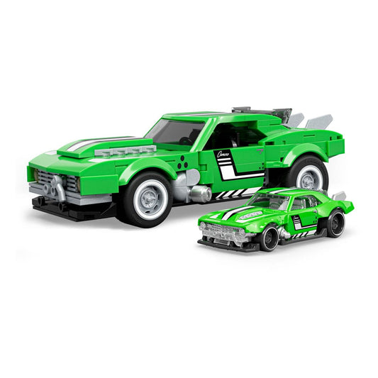 Mattel Brick Shop Hot Wheels Speed Series Bauset 1/32 Custom '68 Camaro - Smalltinytoystore