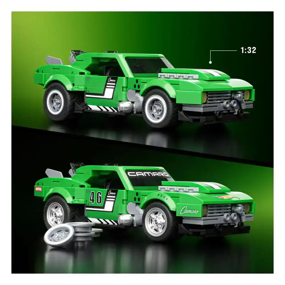 Mattel Brick Shop Hot Wheels Speed Series Bauset 1/32 Custom '68 Camaro - Smalltinytoystore