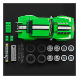 Mattel Brick Shop Hot Wheels Speed Series Bauset 1/32 Custom '68 Camaro - Smalltinytoystore