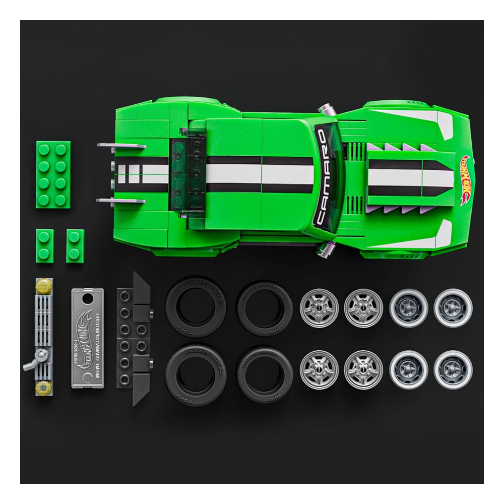 Mattel Brick Shop Hot Wheels Speed Series Bauset 1/32 Custom '68 Camaro - Smalltinytoystore