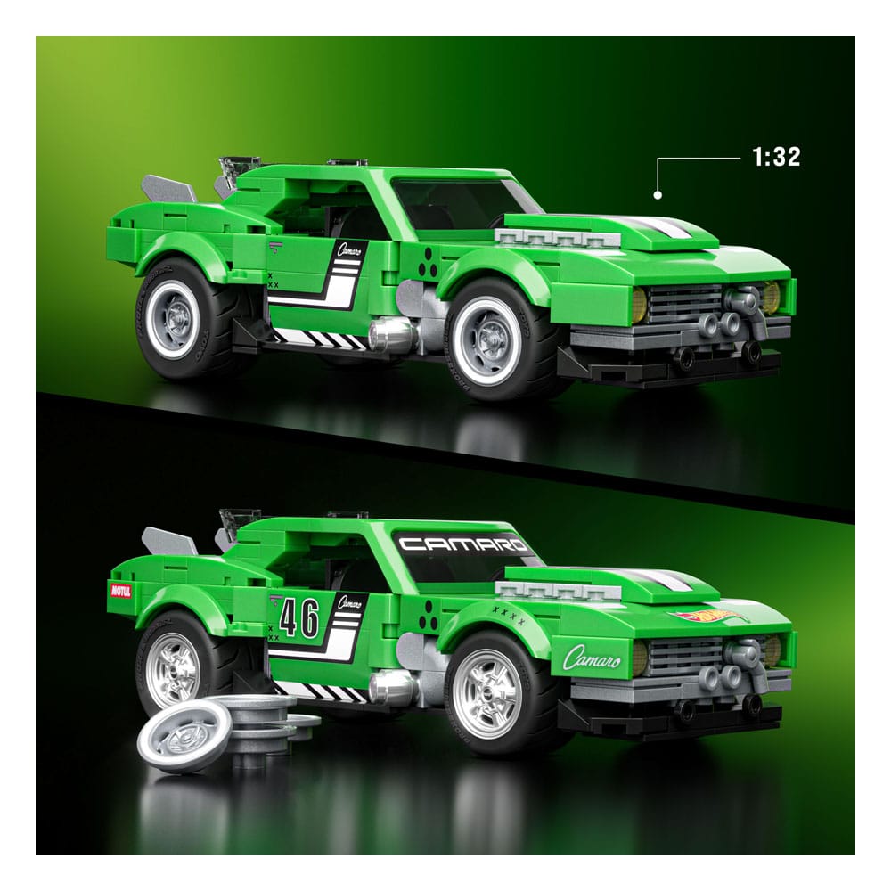 Mattel Brick Shop Hot Wheels Speed Series Bauset 1/32 Custom '68 Camaro - Smalltinytoystore