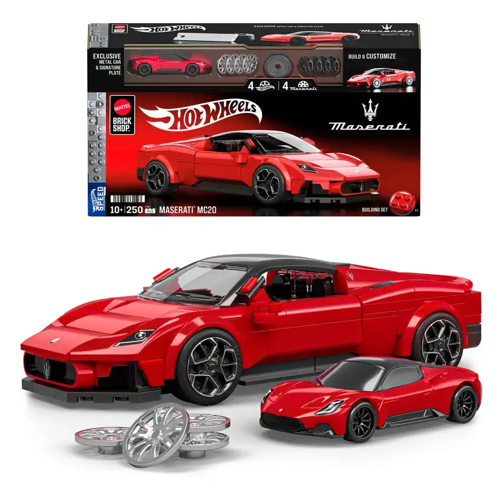 Mattel Brick Shop Hot Wheels Speed Series Bauset 1/32 Maserati MC20