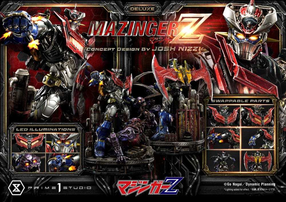 Mazinger Z Ultimate Diorama Masterline Statue Concept Design by Josh Nizzi Deluxe Version 69 cm - Smalltinytoystore