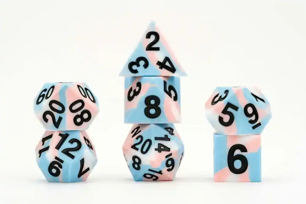 MDG Würfel Set Pride Transgender Flag - Smalltinytoystore