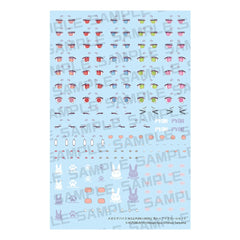 Megami Device M.S.G. Zubehör-Set für Plastic Model Kits 1/1 Puni Mofu Yuki Tu Eye Decal Set - Smalltinytoystore