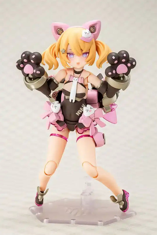 Megami Device Plastic Model Kit 1/1 Puni Mofu Kuro Mao 14 cm - Smalltinytoystore