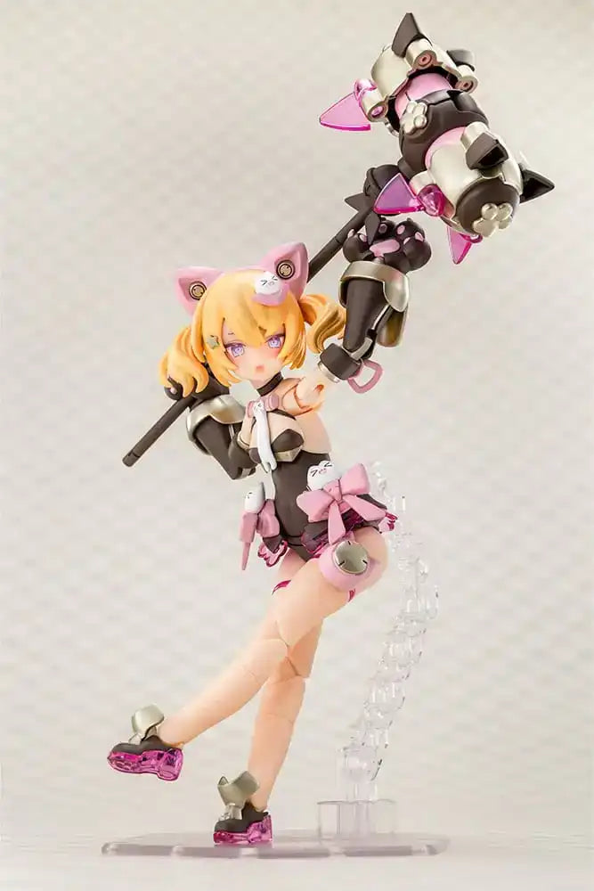 Megami Device Plastic Model Kit 1/1 Puni Mofu Kuro Mao 14 cm - Smalltinytoystore