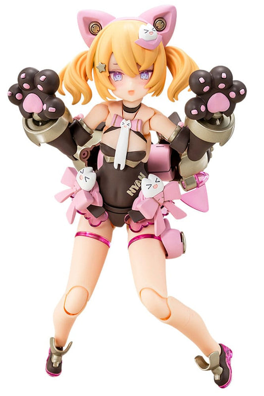 Megami Device Plastic Model Kit 1/1 Puni Mofu Kuro Mao 14 cm - Smalltinytoystore