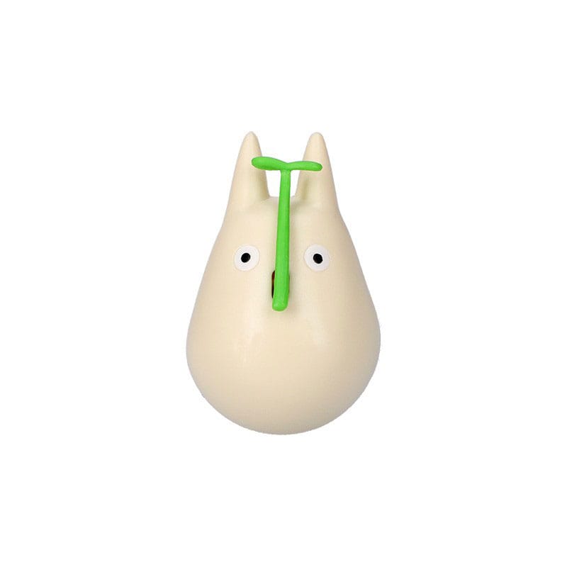 Mein Nachbar Totoro Figur mit rundem Boden Small Totoro with leaf 5 cm - Smalltinytoystore