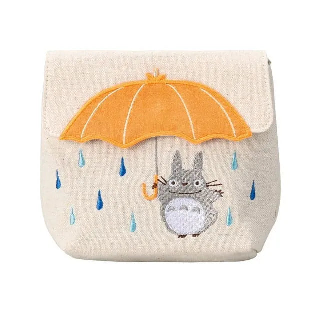 Mein Nachbar Totoro Geldbörse Totoro Orange Umbrella - Smalltinytoystore
