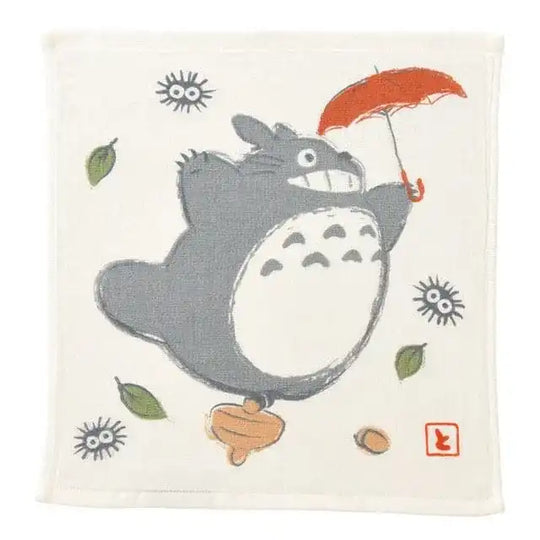 Mein Nachbar Totoro Imabari Mini-Handtuch Totoro Umbrella Big 34 x 36 cm - Smalltinytoystore