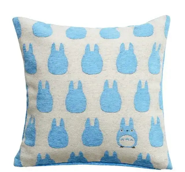 Mein Nachbar Totoro Kissen Totoro Silhouette Blue 45 x 45 cm - Smalltinytoystore