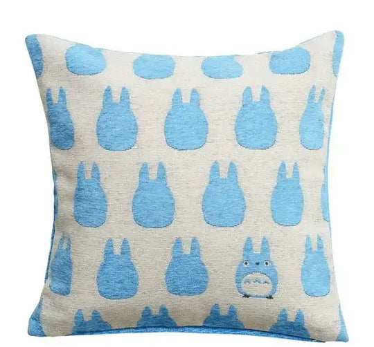 Mein Nachbar Totoro Kissen Totoro Silhouette Blue 45 x 45 cm - Smalltinytoystore