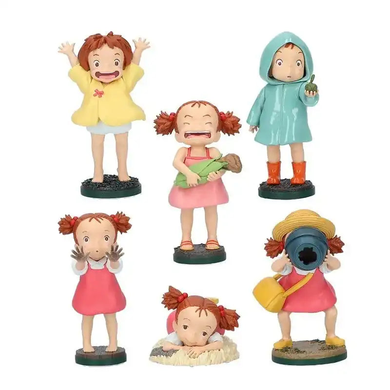 Mein Nachbar Totoro Mini-Figuren Mystery Box Pose Collection Mei Sortiment (6) - Smalltinytoystore