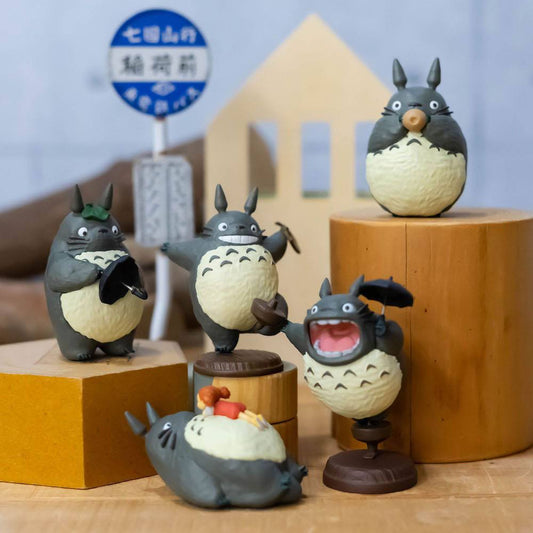 Mein Nachbar Totoro Minifiguren Totoro 2 5 cm Display (6) - Smalltinytoystore