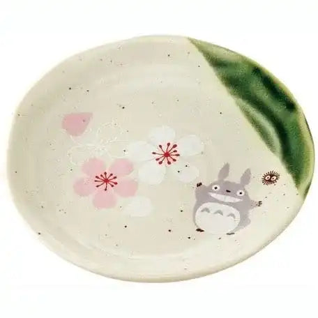 Mein Nachbar Totoro Mino Teller Totoro Sakura Small 13 cm - Smalltinytoystore