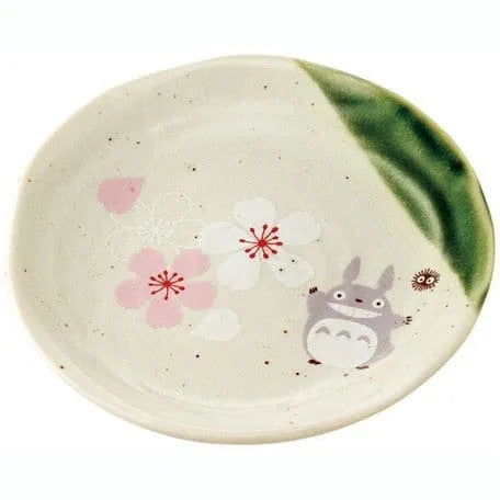 Mein Nachbar Totoro Mino Teller Totoro Sakura Small 13 cm - Smalltinytoystore