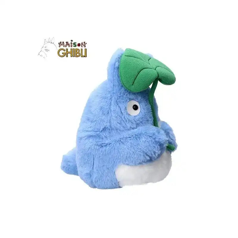 Mein Nachbar Totoro Nakayoshi Plüschfigur Medium Totoro with leaf 20 cm - Smalltinytoystore