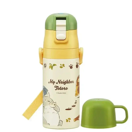 Mein Nachbar Totoro Trinkflasche double opening Totoro & Catbus 420 ml - Smalltinytoystore
