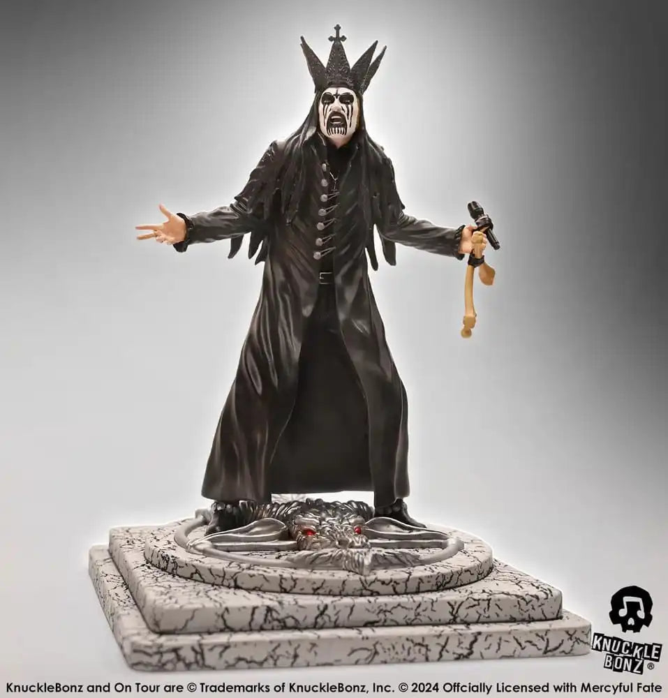 Mercyful Fate Rock Iconz Statue King Diamond III (Black Version) 22 cm - Smalltinytoystore