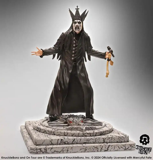 Mercyful Fate Rock Iconz Statue King Diamond III (Black Version) 22 cm - Smalltinytoystore