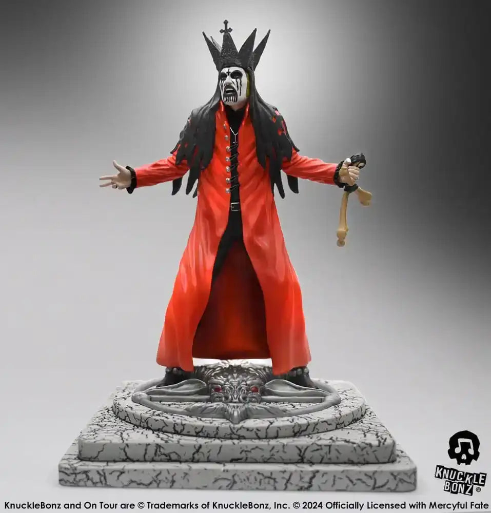 Mercyful Fate Rock Iconz Statue King Diamond III (Red Version) 22 cm - Smalltinytoystore