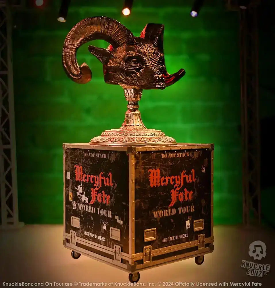 Mercyful Fate Rock Ikonz On Tour Road Case Statue & Stage Mask Set World Tour - Smalltinytoystore