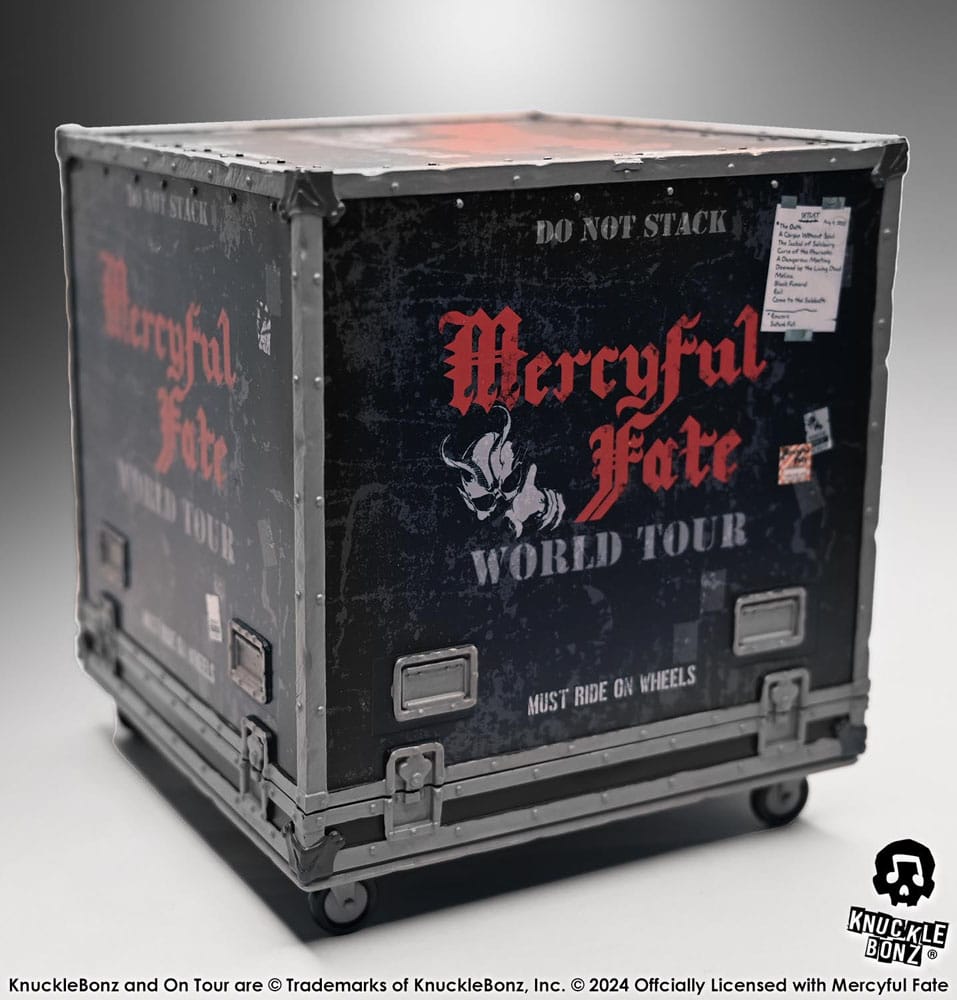 Mercyful Fate Rock Ikonz On Tour Road Case Statue & Stage Mask Set World Tour - Smalltinytoystore